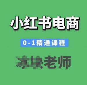 小红书电商0-1精通课程，小红书开店必学课程-游客之家