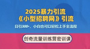 2025最新暴力引流方法，招聘平台一天引流300+，日变现多张，专业人士力荐-游客之家