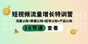 短视频流量增长特训营:流量认知+数据认知+起号认知+产品认知(10节课)-游客之家