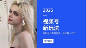 搬运老外奇葩视频，撸视频号分成计划收益，每天只需一小时，新手小白轻松月入过W-游客之家