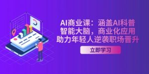 AI商业课：涵盖AI科普，智能大脑，商业化应用，助力年轻人逆袭职场晋升-游客之家