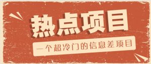 一个超冷门的信息差项目，出售各种协议模板，一个月收益竟高达20000+-游客之家