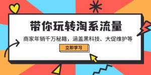 带你玩转淘系流量，商家年销千万秘籍，涵盖黑科技、大促维护等-游客之家