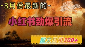 小红书超劲爆引流手段，图文日引300+轻松变现1W-游客之家