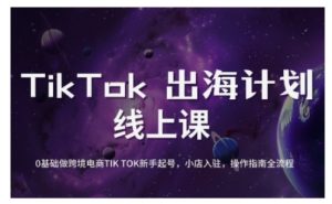 TikTok跨境电商新手起号与运营全攻略，0基础做跨境电商TIKTOK新手起号，小店入驻，操作指南全流程-游客之家