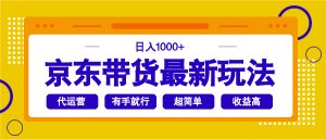 京东带货最新玩法，日入1000+，操作超简单，有手就行-游客之家