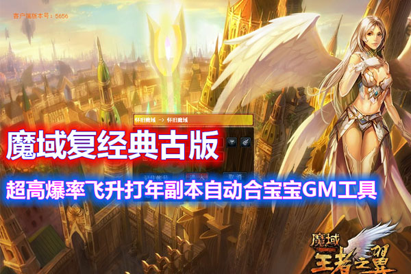 魔域经典复古三职业爆率超高打年飞升单机版GM工具+教程-游客之家