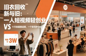旧衣回收“新”与“旧”：一人短视频轻创业，VS十万加盟重运营，一个多月挣3W【揭秘】-游客之家