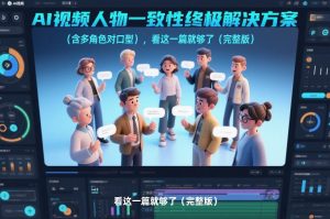AI视频人物一致性终极解决方案(含多角色对口型)，看这一篇就够了(完整版)-游客之家