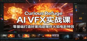 Curious Refuge AI VFX实战课，零基础打造好莱坞级爆炸火焰电影特效-游客之家