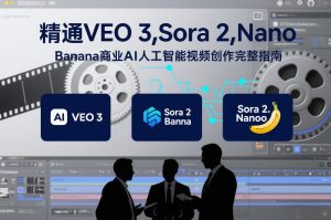 精通VEO 3，Sora 2，Nano Banana商业AI人工智能视频创作完整指南-游客之家