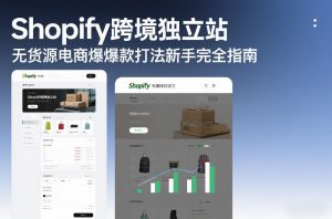 Shopify跨境独立站无货源电商爆款打法新手完全指南-游客之家