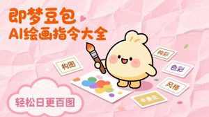 即梦豆包AI绘画指令大全：海量关键词库一键复制，出图效率提升10倍，轻松日更百图-游客之家
