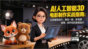 AI人工智能3D电影制作实战指南：从创意到成片、角色一致、多场景叙事，创作你的首部短片-游客之家