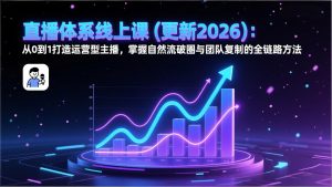 直播体系线上课(更新2026-游客之家