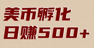 美币孵化项目：电脑全自动挂机赚美金，小白轻松上手-游客之家