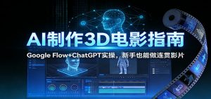 AI制作3D电影指南：Google Flow+ChatGPT实操，新手也能做连贯影片-游客之家