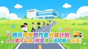 腾讯视频创作者分成计划，人人都可以做(附混剪玩法和搬运玩法-游客之家