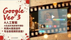 Google Veo 3人工智能AI生成式电影制作课程：利用AI高效创作专业级视频的技能！-游客之家