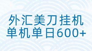 外汇美刀挂机：全自动挂机赚美金，单机600+-游客之家