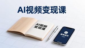 AI视频变现课，学完即可创作短片、接商单，实现副业增收，单项目报价可达千元-游客之家