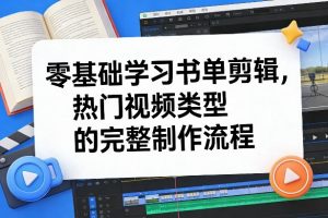 零基础学习书单剪辑，热门视频类型的完整制作流程(更新2026)-游客之家