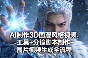 AI制作3D国漫风格视频，工具+分镜脚本制作+图片视频生成全流程-游客之家