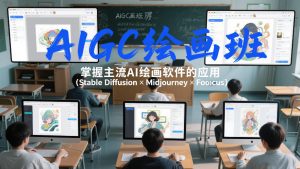 AIGC绘画班，掌握主流Ai绘画软件的应用(Stable Diffusion x Midjourney x Fooocus)-游客之家