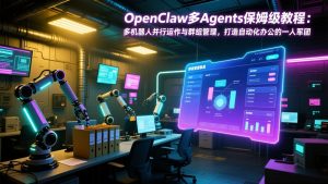 OpenClaw多Agents保姆级教程:多机器人并行运作与群组管理,打造自动化办公的一人军团-游客之家