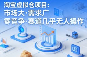 淘宝虚拟仓项目,市场大,需求广,零竞争,赛道几乎没人操作-游客之家