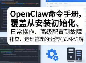 OpenClaw命令手册，覆盖从安装初始化、日常操作、高级配置到故障排查、运维管理的全流程命令详解-游客之家