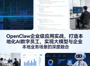 OpenClaw企业级应用实战，打造本地化AI数字员工，实现大模型与企业本地业务场景的深度融合-游客之家