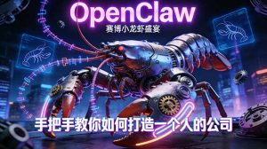 OpenClaw，小龙虾-从产品到爆款的成长之路，手把手教你如何打造一个人的公司-游客之家