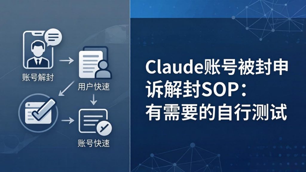Claude账号被封申诉解封SOP：有需要的自行测试-游客之家