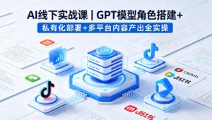 AI线下实战课，GPT模型角色搭建+私有化部署+多平台内容产出全实操-游客之家