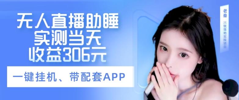 无人直播助睡、实测当天变现306元、一键挂机即可-游客之家