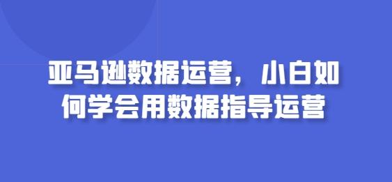 亚马逊数据运营，小白如何学会用数据指导运营-游客之家