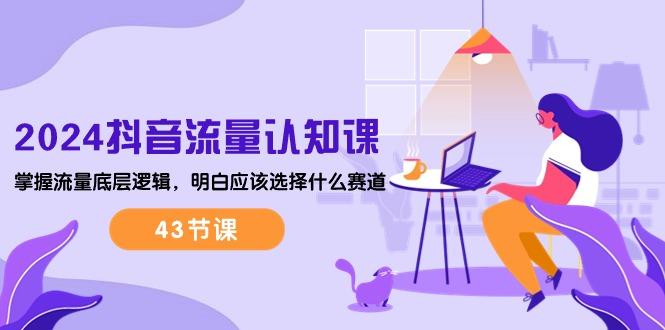 2024抖音流量·认知课：掌握流量底层逻辑，明白应该选择什么赛道 (43节课-游客之家