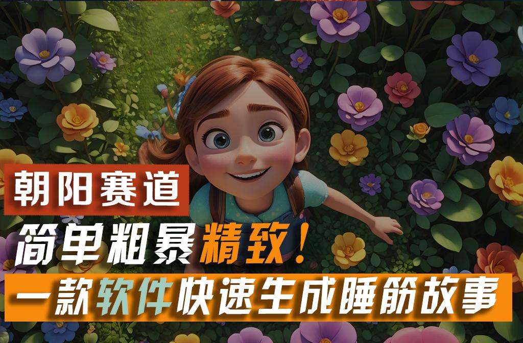 利用一款软件5分钟一条爆款睡筋故事，简单粗暴精致！小白月入2w+-游客之家