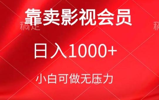 靠卖影视会员，日入1000+，落地保姆级教程，新手可学【揭秘】-游客之家