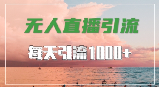 抖音快手视频号全平台通用，无人直播引流法，超暴力引流1000+高质量精准创业粉【揭秘】-游客之家
