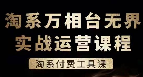 淘系万相台无界实战运营课，淘系付费工具课-游客之家