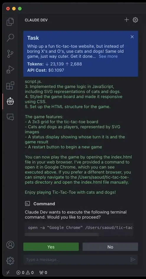 Claude Dev|AI编程-游客之家