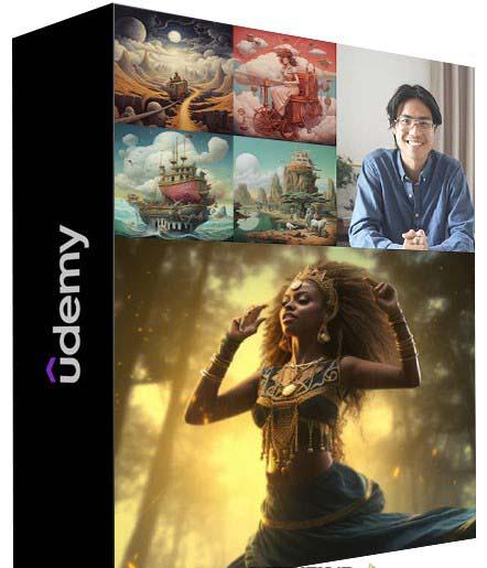 MidjourneyAI绘画艺术生成的大师级写作提示指南教程-8节视频课-中英字幕-游客之家