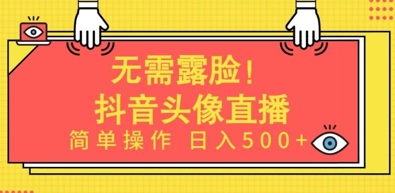 无需露脸，Ai头像直播项目，简单操作日入500+【揭秘】-游客之家