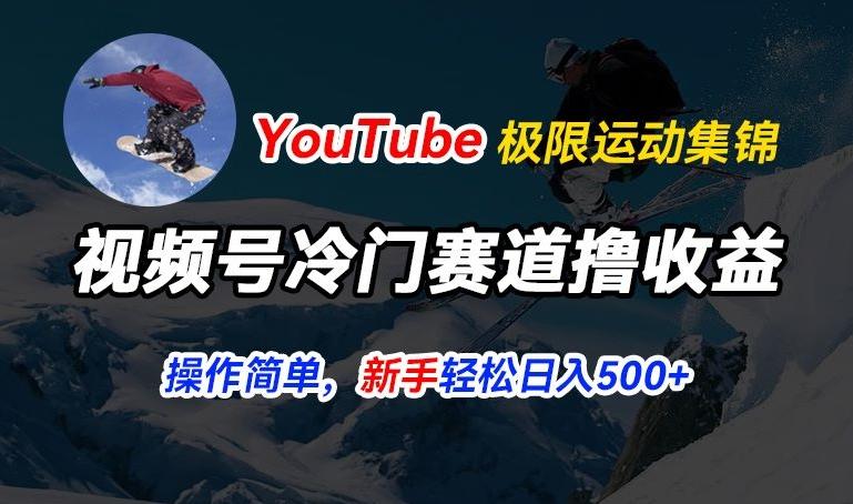视频号冷门赛道撸收益，YouTube搬运极限运动集锦，暴力起号，操作简单流量高，轻松日入5张【揭秘】-游客之家
