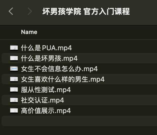 坏男孩学院 官方入门课程-游客之家