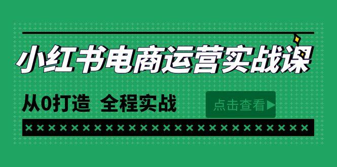 (9946期)最新小红书·电商运营实战课，从0打造  全程实战(65节视频课)-游客之家