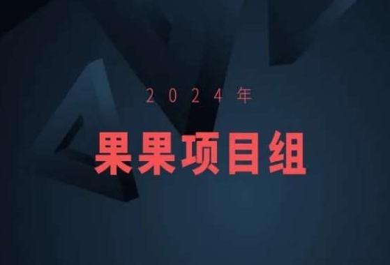 2024年果果项目组项目合集-果果最新项目-游客之家