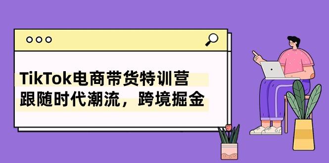 TikTok电商带货特训营，跟随时代潮流，跨境掘金(8节课-游客之家